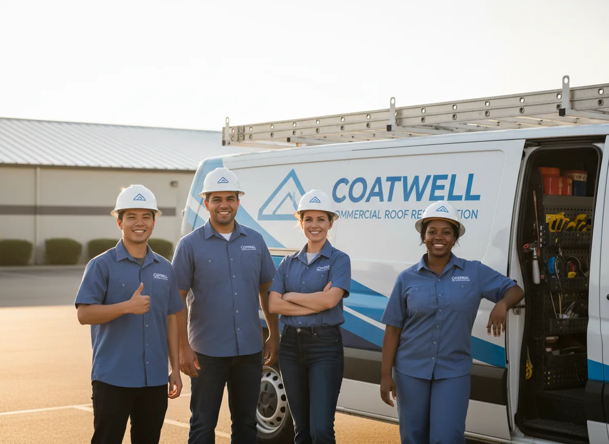 Commercial roof coating company in Westlake, LA